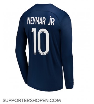 Paris Saint-Germain Neymar Jr #10 Hemma Matchtröja 2022-23 Långärmad